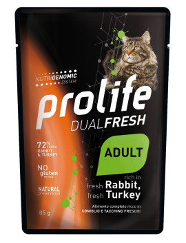 Prolife Cat Dual Fresh Adult Rabbit and Turkey 85g