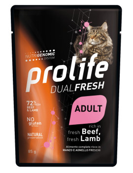 Prolife Cat Dual Fresh Adult Lamb and Beef 85g