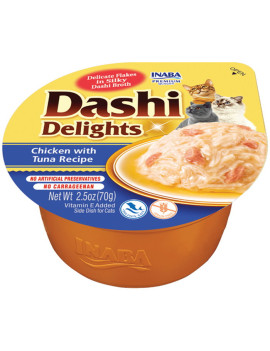 Inaba Cat Dashi Delights Pollo e Tonno 70g