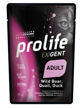 Prolife Cat Exigent Adult Wild Boar, Quail,...
