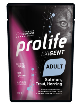 Prolife Cat Exigent Adult Salmon, Trout and...