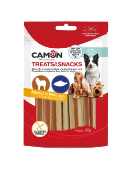 Camon Dog Snack Sandwich di Agnello e Merluzzo 80g