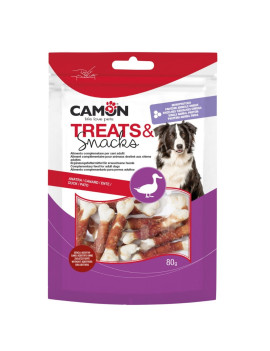 Camon Dog Snack Ossicini Arrotolati con Anatra 80g