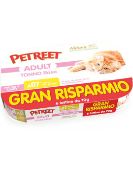 Petreet Cat Natura Tonno Rosa e Patate...