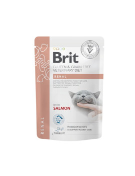 Brit Care Cat Grain Free Renal Salmone 85g