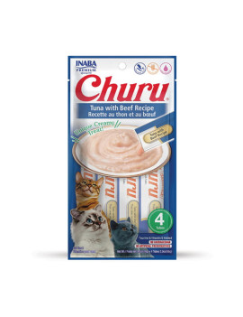 Inaba Cat Churu Tonno Con Manzo 56g