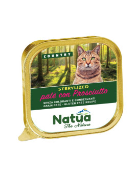 Natua Country Cat Sterilized Prosciutto 100g