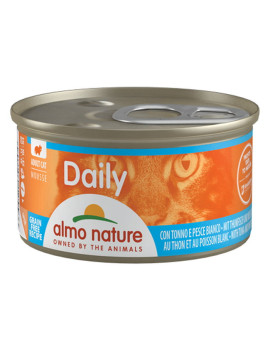 Almo Cat Daily Mousse Tonno e Pesce Bianco 85g