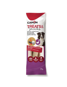 Camon Dog Snack Double Twisted Stick di Riso...