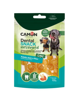Camon Dog Dental Snack Osso Annodato Patata...