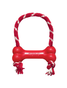 Kong Dog Goodie Bone Whit Rope Medium