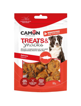 Camon Dog Snack Monetine di Salmone 80g