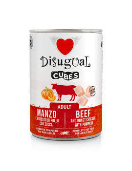 Disugual Dog Cubes Manzo e Arrosto di Pollo con...