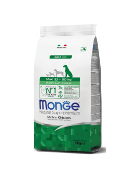 Monge Natural Superpremium Dog Maxi Puppy Ricco...