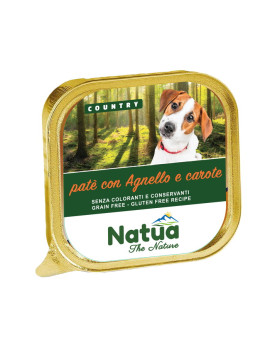 Natua Country Dog Agnello e Carote 100g