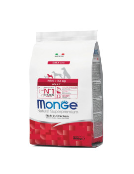 Monge Natural Superpremium Dog Adult Mini Ricco...
