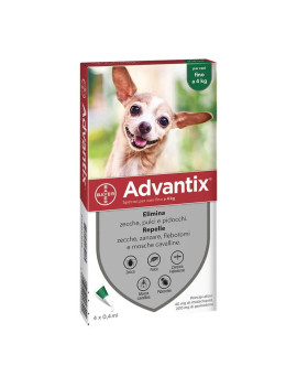 Advantix Dog Spot On Antiparassitario 0-4Kg 6...