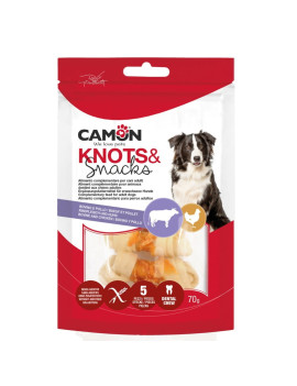 Camon Dog Snack Ossi Annodati di Pelle Bovina...