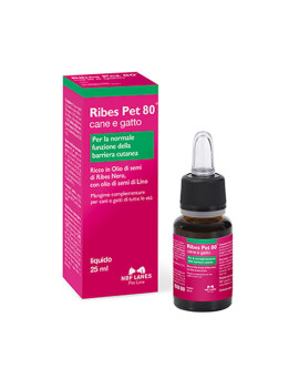Nbf Ribes Pet 80 Gocce Orali Cane e Gatto 25ml