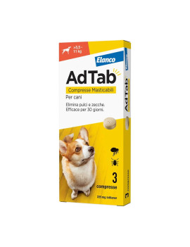 AdTab Antiparassitario per Cani da 5,5 a 11kg...