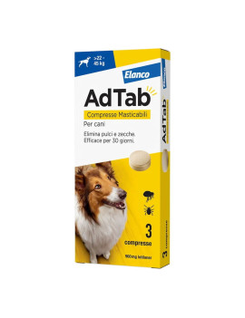 AdTab Antiparassitario per Cani da 22 a 45kg...