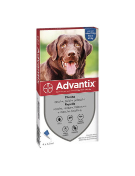 Advantix Dog Spot On Antiparassitario 25-40Kg 4...