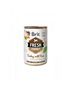 Brit Fresh Dog Tacchino e Piselli 400g