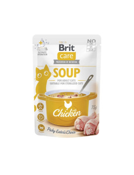 Brit Care Cat Soup Pollo 75g