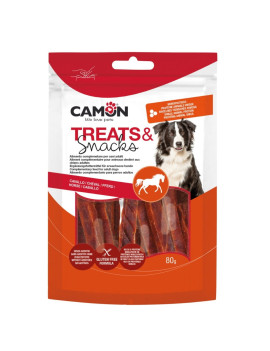 Camon Dog Snack Strips di Cavallo 80g