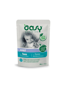 Oasy Cat Adult Bocconcini in Salsa con Tonno 85g