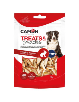 Camon Dog Snack Triangolini di Coniglio e...