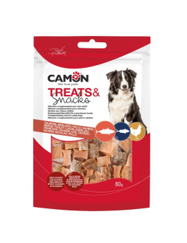 Camon Dog Snack Dadini di Salmone con Pelle di...