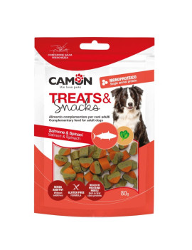 Camon Dog Snack Cuoricini di Salmone con...