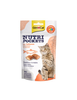 Gimcat Nutri Pockets Salmone e Omega 60g