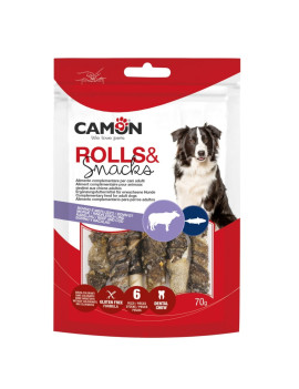 Camon Dog Snack Ossi Arrotolati di Pelle Bovina...