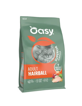 Oasy Cat Superior Formula Adult Hairball Pollo...