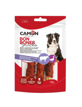 Camon Dog Snack Trecce di Pelle Bovina con...