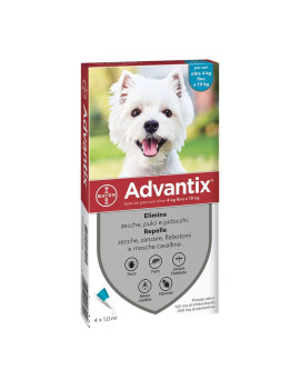 Advantix Dog Spot On Antiparassitario 4-10 Kg 6...