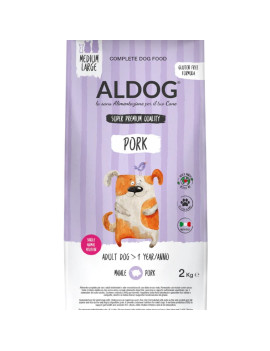 Aldog Adult Pork Medium Large 2Kg