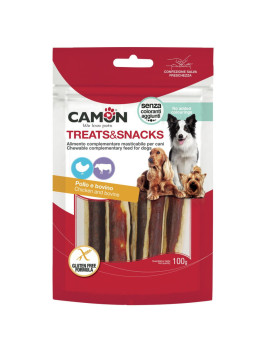 Camon Dog Snack Cotenna Manzo con Pollo 100g