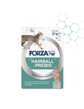 Forza 10 Cat Hairball e Prebio 7 x 3g