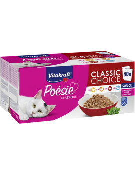 Vitakraft Cat Poesie Classic Sauce Multipack 40pz
