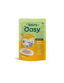 Oasy Natury Cat Soft Jelly Filetto di Pollo 70g