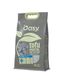 Oasy Lettiera Vegetale Tofu Classic Unscented 6lt