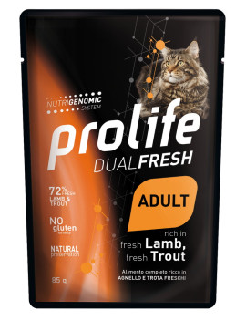 Prolife Cat Dual Fresh Adult Lamb and Trout 85g