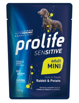 Prolife Dog Sensitive Adult Rabbit and Potato...