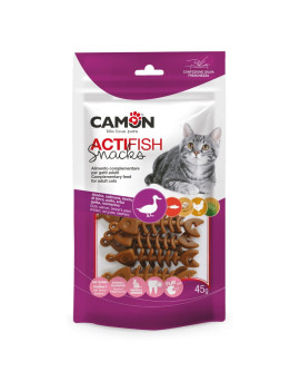 Camon Cat Snack Actifish con Anatra Salmone e...