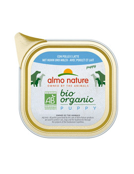 Almo Dog Bio Organic Puppy Pollo e Latte 100g