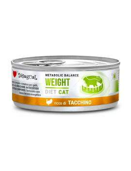 Disugual Cat Metabolic Balance Weight Tacchino 85g