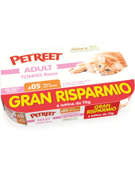 Petreet Cat Natura Tonno Rosa e Carote...